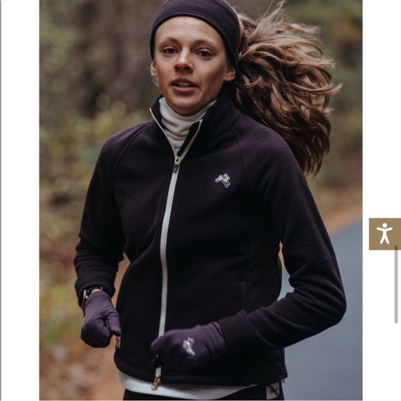 Tracksmith Franklin Fleece Brown Women’s Size Small - Picture 1 of 10